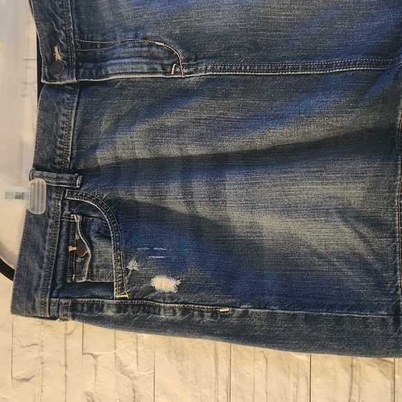 Old Navy Distressed Plus  Size Denim Mini Skirt - Picture 2 of 7